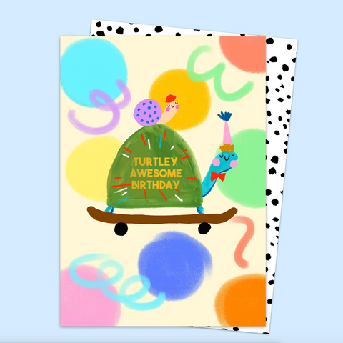 Turtley Awesome Birthday Card