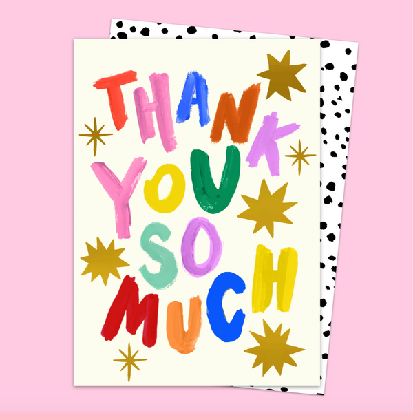 Thank You So Much Card