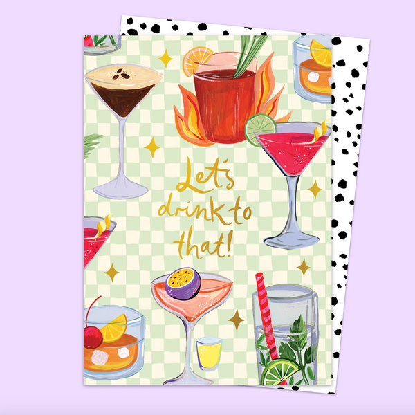 Let's Drink To That - Eleanor Bowmer Card