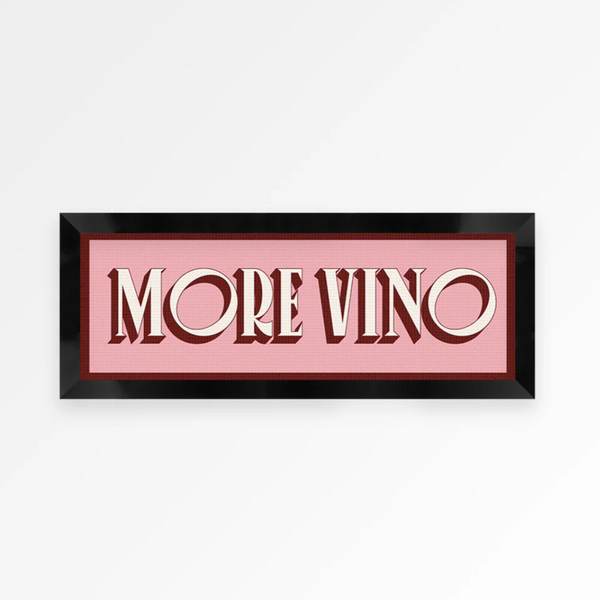 More Vino Panoramic Framed Print