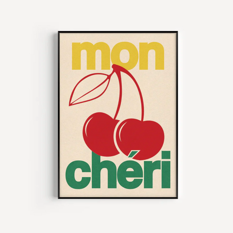Abbie Franks - Mon Cheri Framed Print