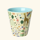 Melamine Cup - Mint Fun Fair Print