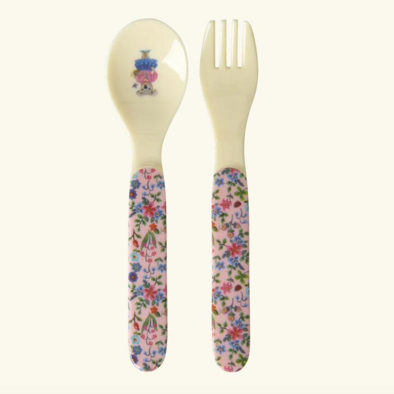 Baby Spoon & Fork - Nathalie Lété Print