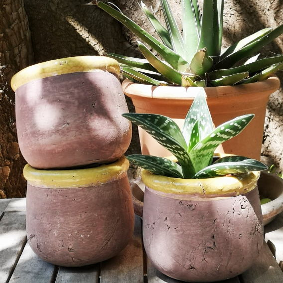 Rustico Pot Ochre