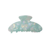 Black Colour Linn Hair Claw Pastel Green