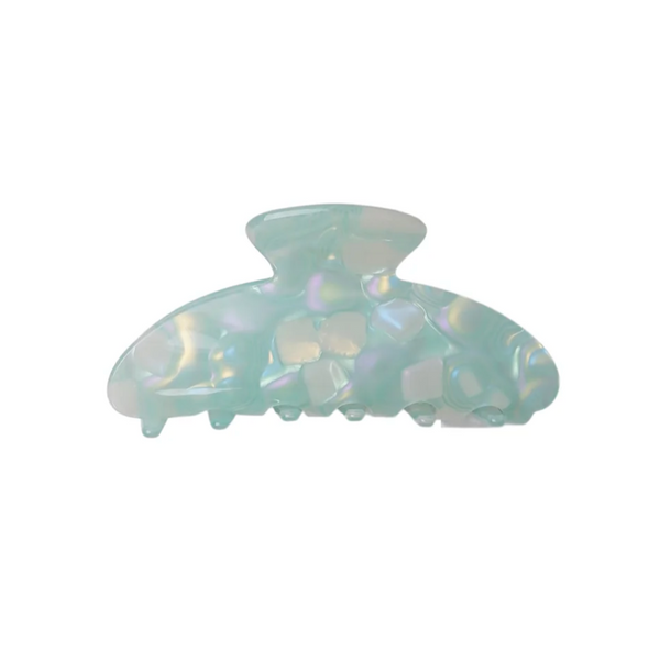 Black Colour Linn Hair Claw Pastel Green