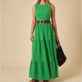 Nobody's Child Astrid Midi Dress Soft Green