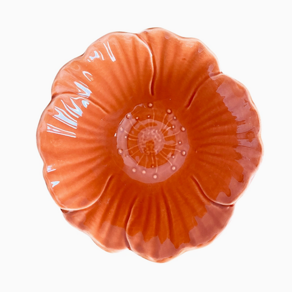 Orange Flower Dish/Bowl