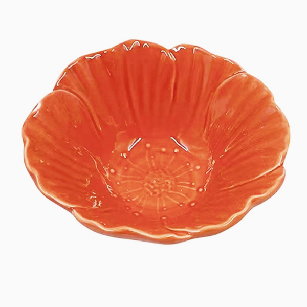 Orange Flower Dish/Bowl
