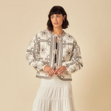 Nobody's Child Embroidered Quilted Jacket