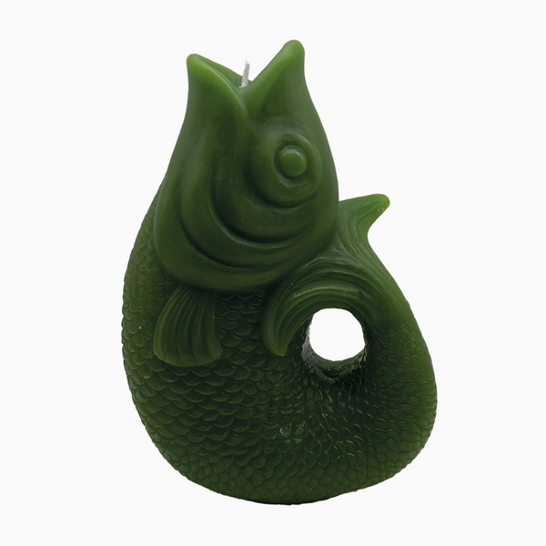 Green Fish Candle