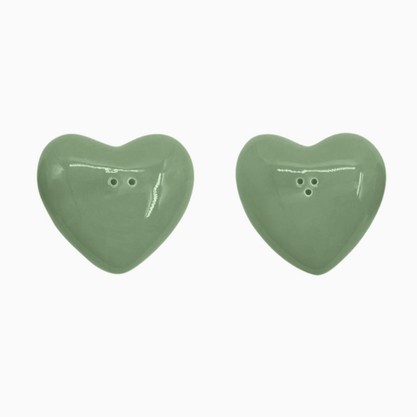 Matcha Heart Salt And Pepper Set