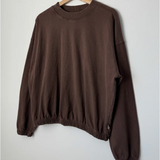 Le Bon Shoppe Daisy Long Sleeve Top - Chocolate