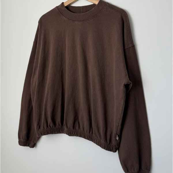 Le Bon Shoppe Daisy Long Sleeve Top - Chocolate
