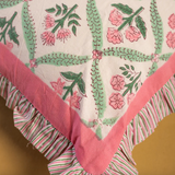 Ian Snow Laurel & Taffy Block Print Cushion