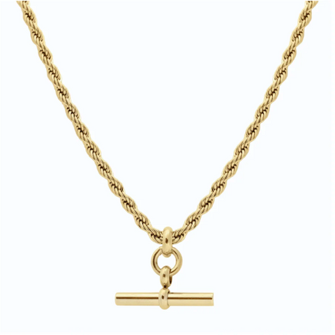 By Rae The Piha T-bar Rope Necklace
