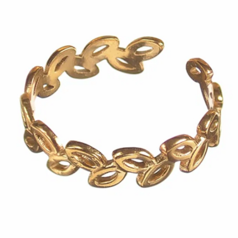Perfect Petals Adjustable Ring - Gold
