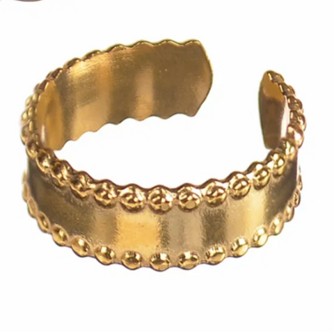 Band of Gold Adjustable Ring - Gold