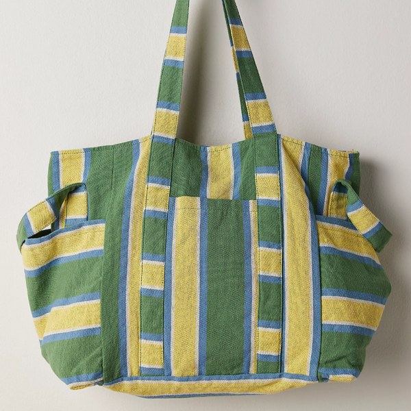 Free People Oksana Oversized Tote Kelly Green