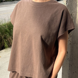 Le Bon Shoppe Jeanne Tee - Chocolate