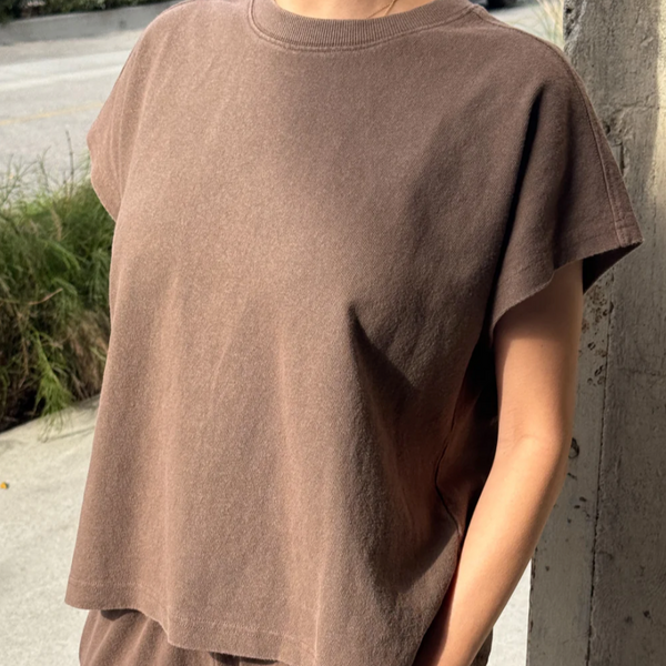 Le Bon Shoppe Jeanne Tee - Chocolate