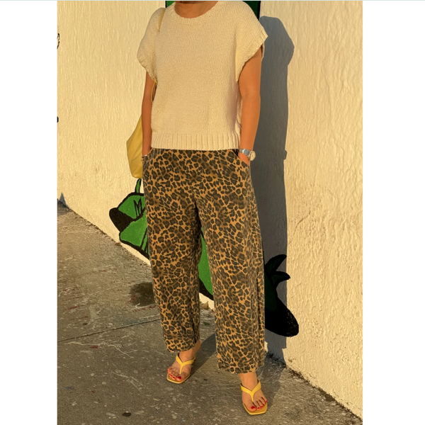 Le Bon Shoppe Arc Pants - Leopard