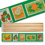 Vintage Stamp Long Matches