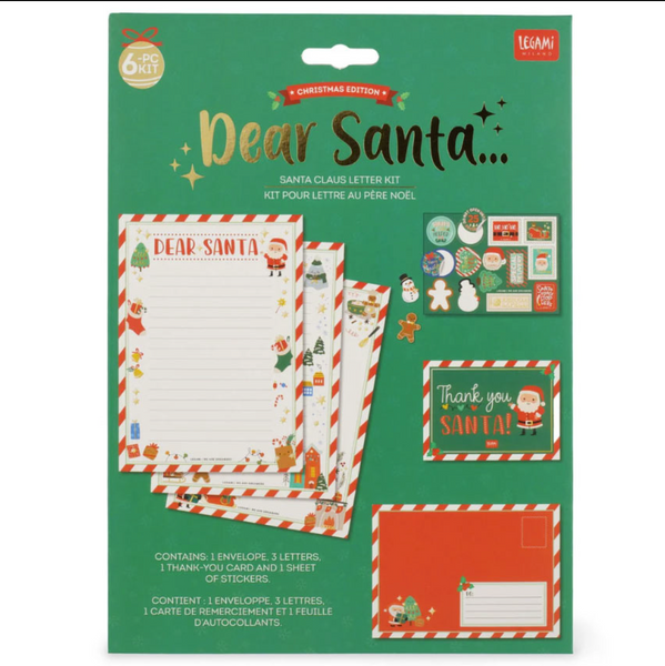 Legami Dear Santa Letter Writing Kit
