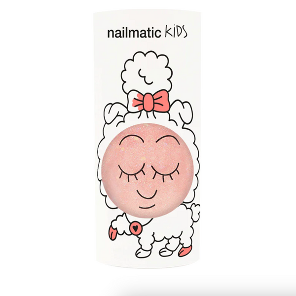Nailmatic Polish Peachy Glitter Peach