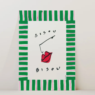 Nephthys Illustrated Bisou Acrylic Edition Framed Print