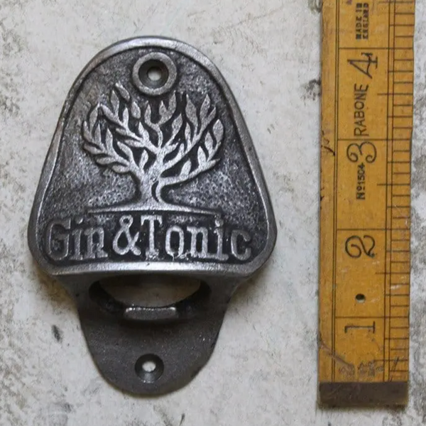 Gin & Tonic Wall Mounted Bottle Opener
