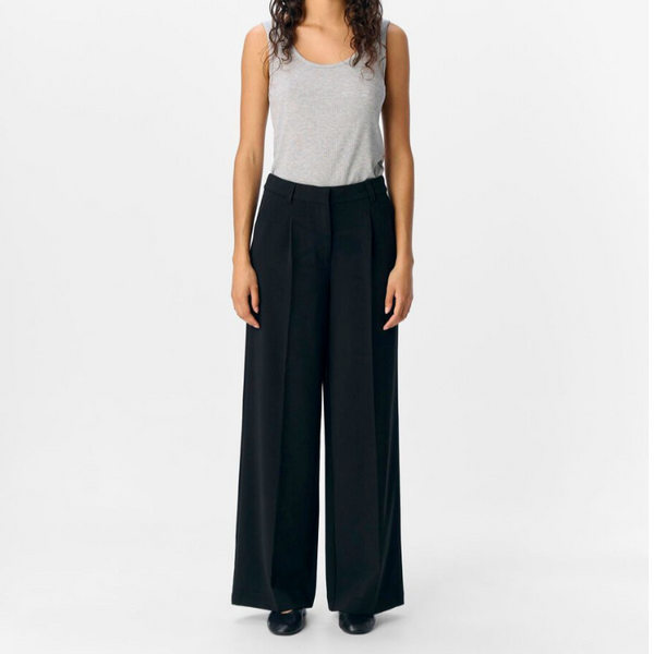 Object Wide Pant Ivy Noos - Black