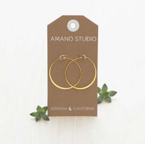 Amano Studio 1.5" Classic Hoop Earrings