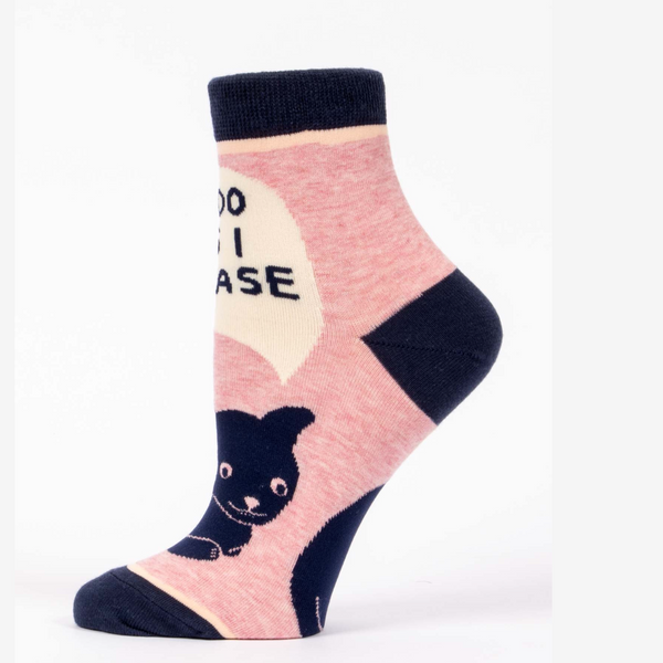 Blue Q 'I Do As I Please' Ankle Socks