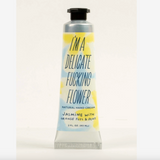 Blue Q 'I'm a Delicate Fucking Flower' Natural Hand Cream - Jasmine with Orange Peel & Pear