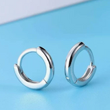 Consortium Simple Chunky Hoop Earring - Gold/Silver