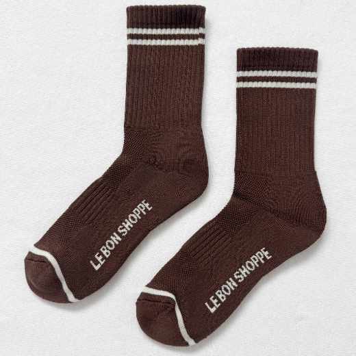 Le Bon Shoppe Boyfriend Socks - Wood