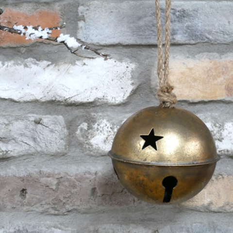 Hanging Gold Star Bell
