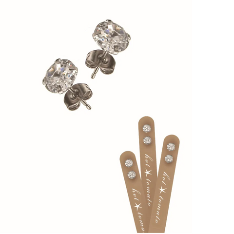 Hot Tomato Diamond Studs