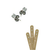 Hot Tomato Micro Diamond Stud Earrings