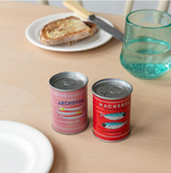 Tin Salt and Pepper Shakers - Mackerel and Anchovies