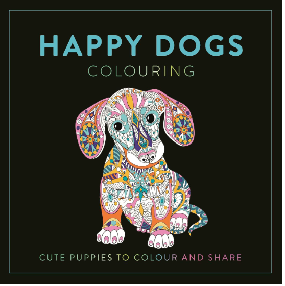 Happy Dogs Colouring Book