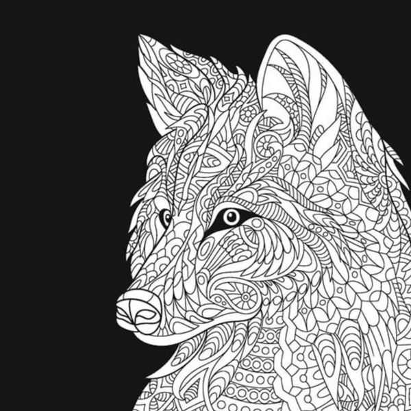 Happy Dogs Colouring Book