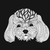Happy Dogs Colouring Book