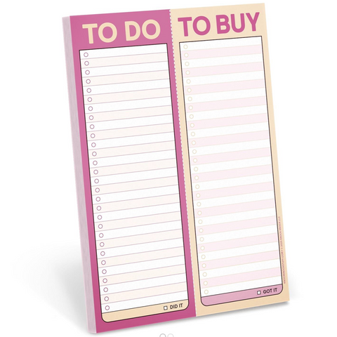 Knock Knock To Do To Buy Perforated Pad
