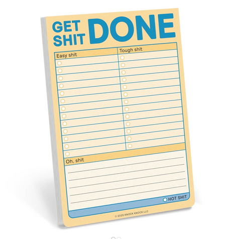 Knock Knock Get Shit Done Great Big Stickies