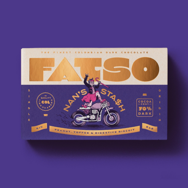 Fatso Nan's Stash - Peanut, Toffee and Digestive Biscuit
