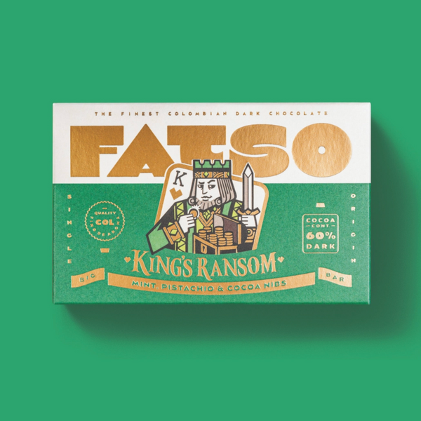 Fatso King's Ransom - Mint, Pistachio and Cocoa Nibs