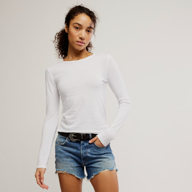 Free People Nova Tee - Ivory