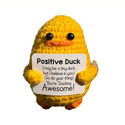 Positive Crochet Duck
